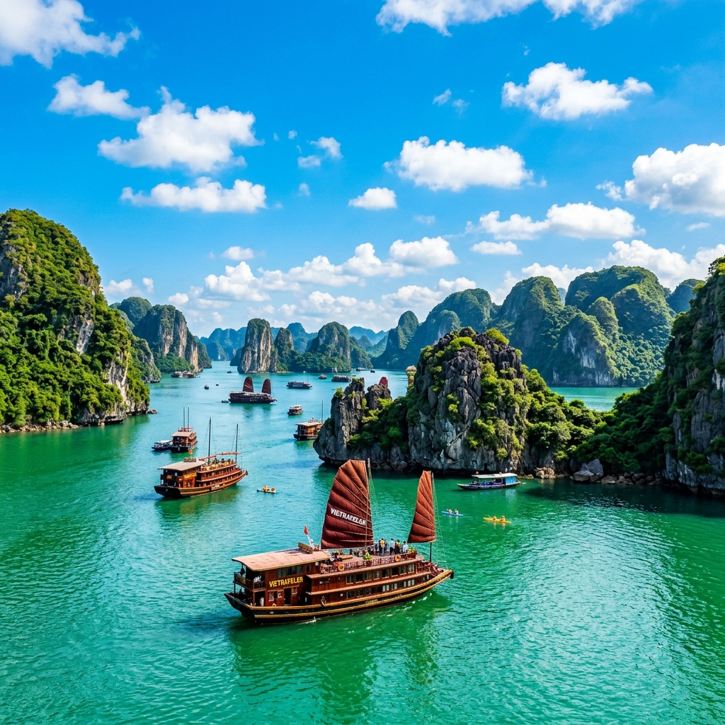 Stunning Holiday Background in Vietnam